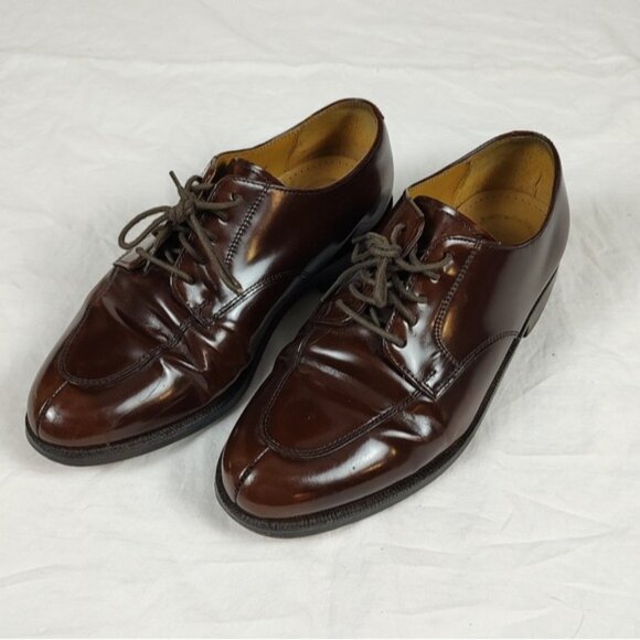 Cole Haan Calhoun Brown Leather Split Toe Oxfords Mens 6EE - Picture 2 of 13